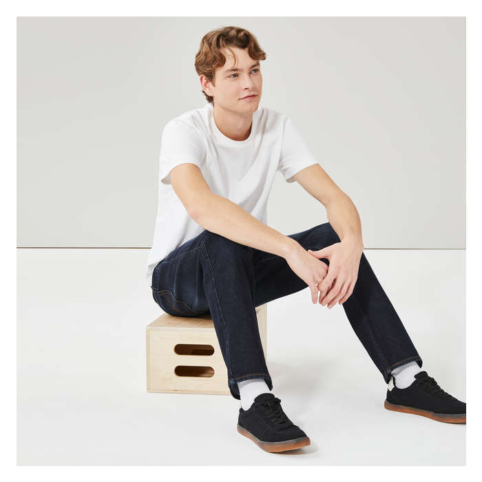 Pour Des Hommes Jean à coupe droite Levi Strauss SignatureMC Gold - Laver Foncé